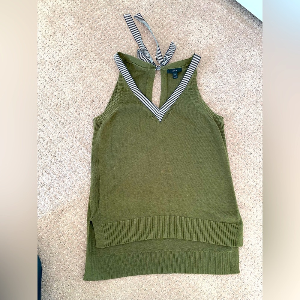 J. Crew sweater tank